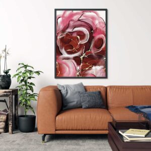 Orgânico Fluido Vermelho